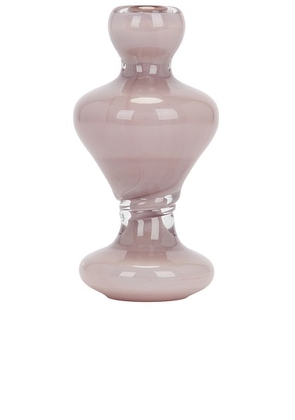 HELLE MARDAHL The Candle Holder Medi in Plum - Mauve. Size all.