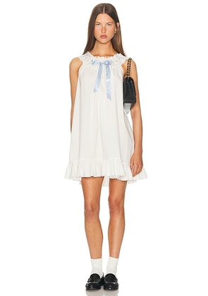 Helsa Summer Vintage Nightgown in White - White. Size L (also in M, S, XL, XS).