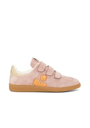 Isabel Marant Beth Sneaker in Faded Pink & Honey - Rose. Size 36 (also in 38, 39, 40).