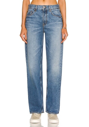 GRLFRND Bella Low Rise Boyfriend in Gramercy Park - Denim-Medium. Size 24 (also in 23, 25, 26, 27, 28, 29, 30, 31, 32).