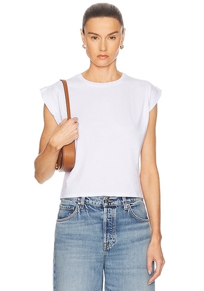 GRLFRND Muscle Tee in White - White. Size L (also in M, S, XL).