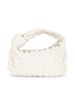 bottega veneta Bottega Veneta Mini Jodie Bag in Chalk & Gold - White. Size all.