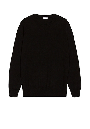 Ghiaia Cashmere Cashmere Crewneck in Black - Black. Size S (also in ).