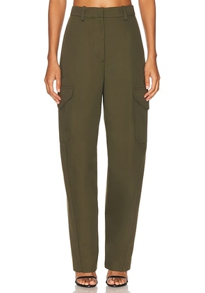 Givenchy Wide Leg Trouser in Khaki - Olive. Size 40 (also in 36).