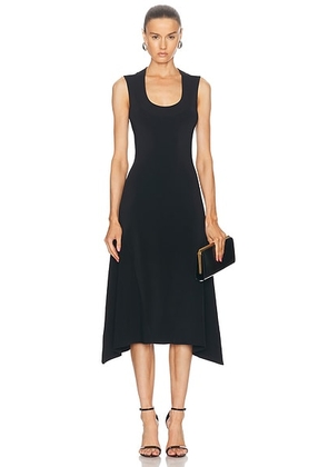 GALVAN Claudia Dress in Black - Black. Size L (also in ).