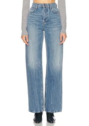 GRLFRND Brooklyn High Rise Straight Jeans in Breckenridge - Denim-Medium. Size 25 (also in 23, 24, 26, 27, 29).