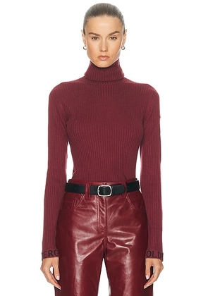 Goldbergh Mira Long Sleeve Sweater in Vino Rosso - Burgandy. Size L (also in M, S, XS).