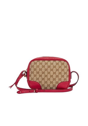 gucci Gucci Mini Bree Messenger Bag in Beige - Beige. Size all.