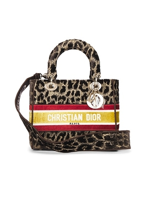 dior Dior Leopard Lady D-Lite Handbag in Brown - Brown. Size all.