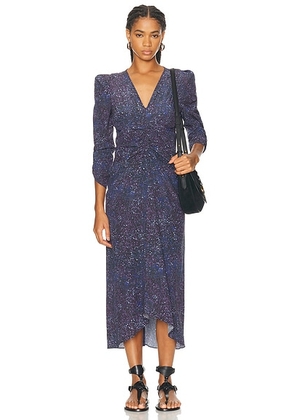 Isabel Marant Albini Dress in Midnight - Purple. Size 36 (also in 34, 38, 42).