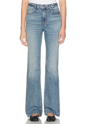 GRLFRND Danie Mid Rise Chill Boot in Beverly Blvd - Blue. Size 23 (also in 32).