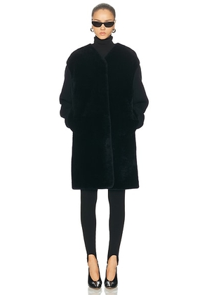 Jil Sander Caban Sweater in Navy Blue - Navy. Size 38 (also in 36).