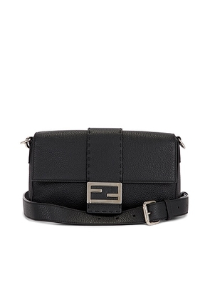 fendi Fendi Selleria Baguette Shoulder Bag in Black - Black. Size all.