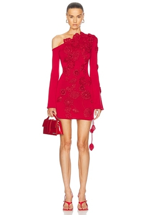 Cult Gaia Kaela Knit Dress in Merlot - Red. Size L (also in M, S).