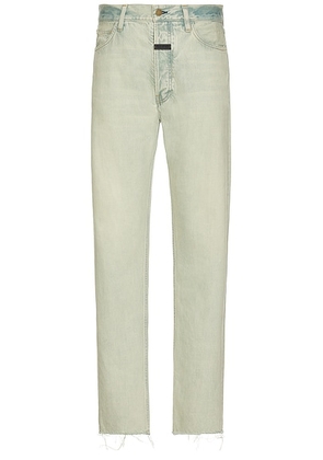 Fear of God 5 Pocket Straight Leg Jeans in Indigo 1 in Vintage Indigo - Blue. Size 30 (also in 32).