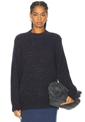 Gabriela Hearst Alfie Sweater in Navy Speckle - Navy. Size M (also in ).