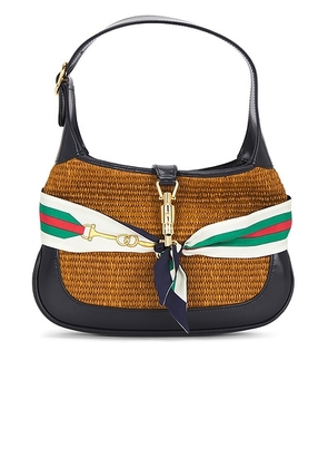 gucci Gucci Raffia Jackie 1961 Hobo Bag in Brown - Brown. Size all.