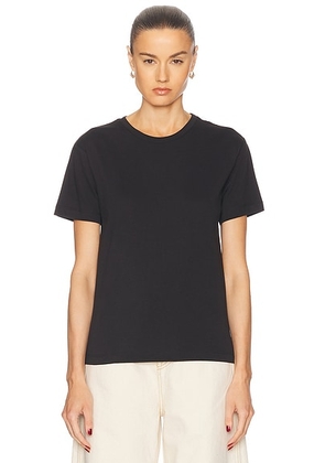 GRLFRND Small Tee in Black - Black. Size M (also in S, XS).