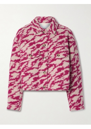 Marant Étoile - Ferida Textured Wool-blend Coat - Pink - FR 34,FR 36,FR 38