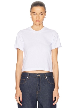 GRLFRND Boy Tee in White - White. Size S (also in XS).