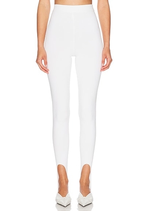 Helsa Hayleigh Stirrup Pant in Ivory - Ivory. Size M (also in XL).