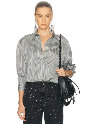 Isabel Marant Aurora Top in Grey - Grey. Size 36 (also in 34, 38, 40, 42).