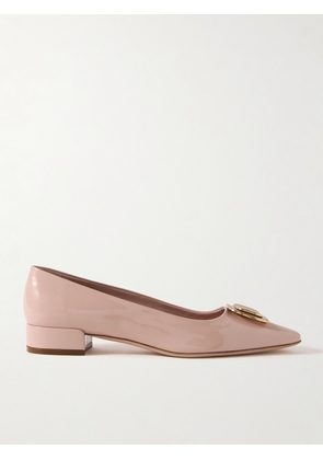 Ferragamo - Venera Patent-leather Ballet Flats - Pink - US6,US7,US7.5,US8,US8.5,US9,US9.5,US10,US10.5,US11
