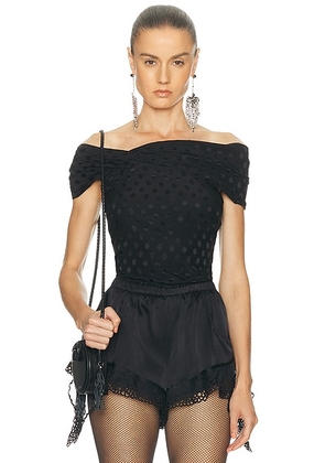 Isabel Marant Esen Top in Black - Black. Size 34 (also in 36, 38).