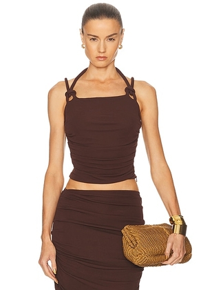 Cult Gaia Ren Top in Java - Chocolate. Size L (also in ).
