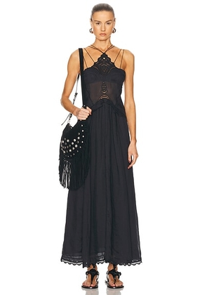 Isabel Marant Lindy Dress in Black - Black. Size 42 (also in 40).