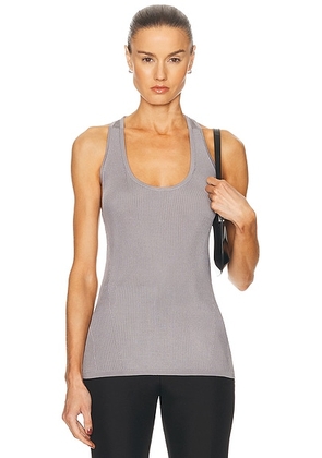 Helmut Lang Twist Tank Top in Grey Lavender - Grey. Size L (also in M, S, XS).