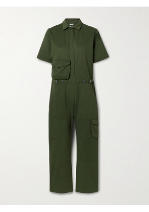 Rivet Utility - Jetsetter Twill Jumpsuit - Green - x small,small,medium,large,x large