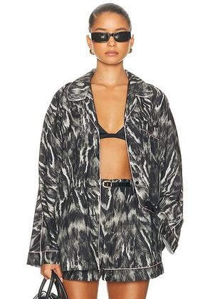 Givenchy Pajama Shirt in Multicolored - Grey. Size 36 (also in 34, 38, 40).