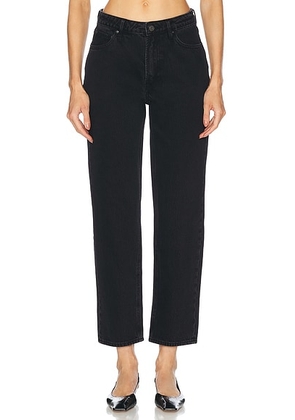 GRLFRND Eva Relaxed 90's Jeans in Niseko - Black. Size 23 (also in 24, 25, 26, 27, 28, 29, 31, 32).