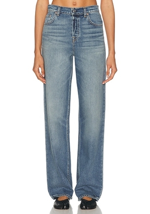 GRLFRND Bella Low Rise Boyfriend Jeans in Vermont Ave - Blue. Size 30 (also in 23, 24, 25, 26, 27, 28, 29, 31, 32).
