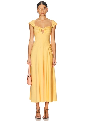Cult Gaia Magnolia Dress in Kumquat - Peach. Size 0 (also in ).