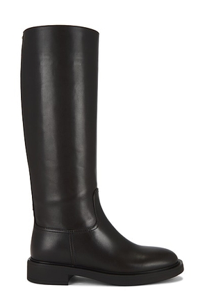 Gianvito Rossi Ascott Knee High Boot in Moka - Chocolate. Size 38 (also in 36, 39).