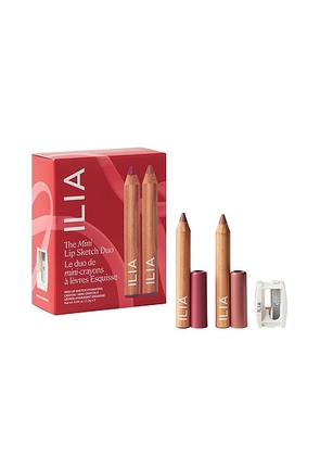 ILIA Lip Sketch Duo in Banquette & Rhyme - Beauty: NA. Size all.