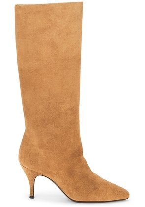 HERBERT LEVINE Silhouette 80 Suede Boot in Beige - Beige. Size 36.5 (also in 36, 37, 38, 38.5, 39, 39.5, 40, 41).