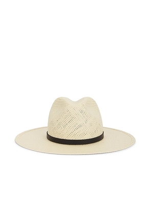 Janessa Leone Lyra Hat in Natural - Neutral. Size S (also in M).