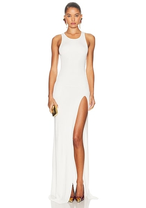 Helsa Charlene Gown in Cream - Cream. Size L (also in M, XL).