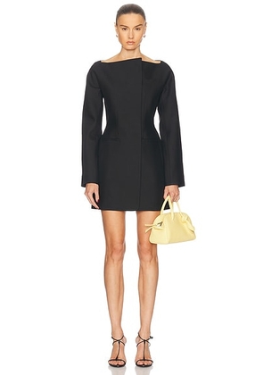 JACQUEMUS La Robe Spalla in Black - Black. Size 34 (also in ).