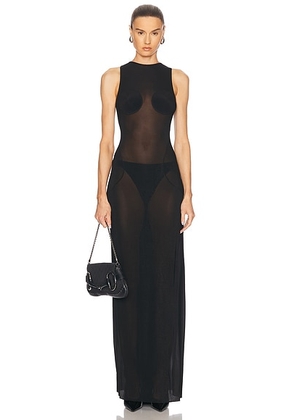 Jean Paul Gaultier Long Dress in Black - Black. Size L (also in M, S, XS).