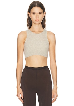 Fear of God ESSENTIALS Sport Tank Top in Timber - Grey. Size L (also in M, S, XS).