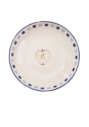 Misette Hand-painted Serving Bowl in Blue - Blue. Size all.