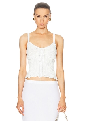 LPA Pipa Top in Ivory - Ivory. Size XL (also in L, M).