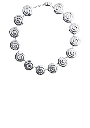 Louis Abel Uzu Eternity Necklace in Silver - Metallic Silver. Size all.