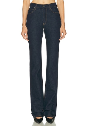 GRLFRND Remy Slim Boot in Alvarado St - Blue. Size 23 (also in 24, 25, 26, 27, 28, 29, 30, 31, 32).