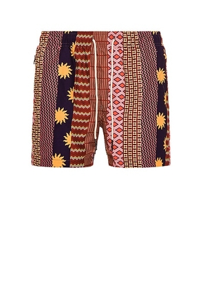 OAS Mixtape Swim Trunk in Mixtape - Pink. Size XL/1X (also in ).