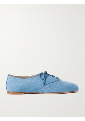 Gabriela Hearst - Maya Denim Brogues - Blue - IT36,IT37,IT37.5,IT38,IT38.5,IT39,IT39.5,IT40,IT40.5,IT41,IT42